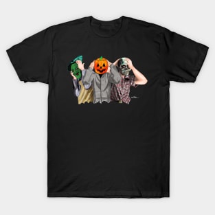 Halloween Mask Trio T-Shirt